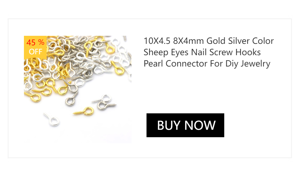 30sets Metal Snap Button Beads Clasps For Jewelry Finding Earring Beaded Pendant Connector DIY Accessories