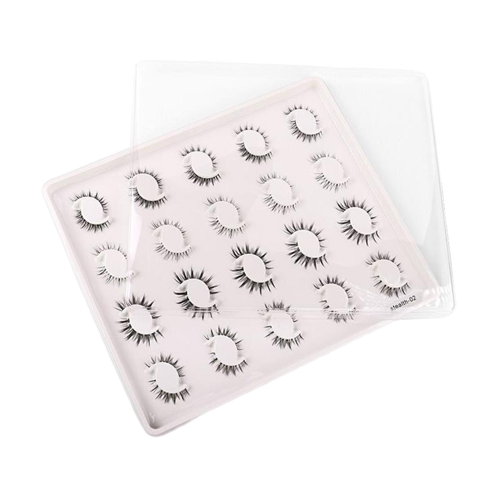 Individual Lashes 20 Pairs Comfortable False Eyelashes for Festival Party