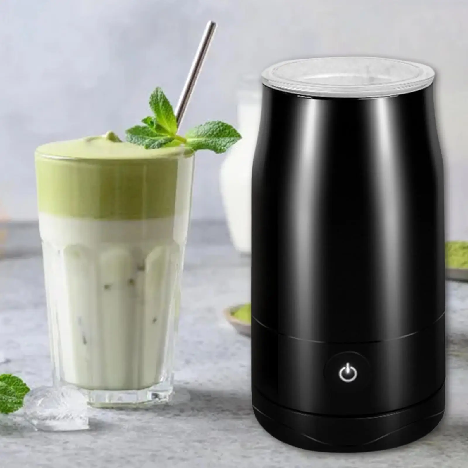 Electric Milk Frother Stainless Steel Hot and Cold Automatic Milk Foamer 310ml Milk Heater for Cappuccino Coffee