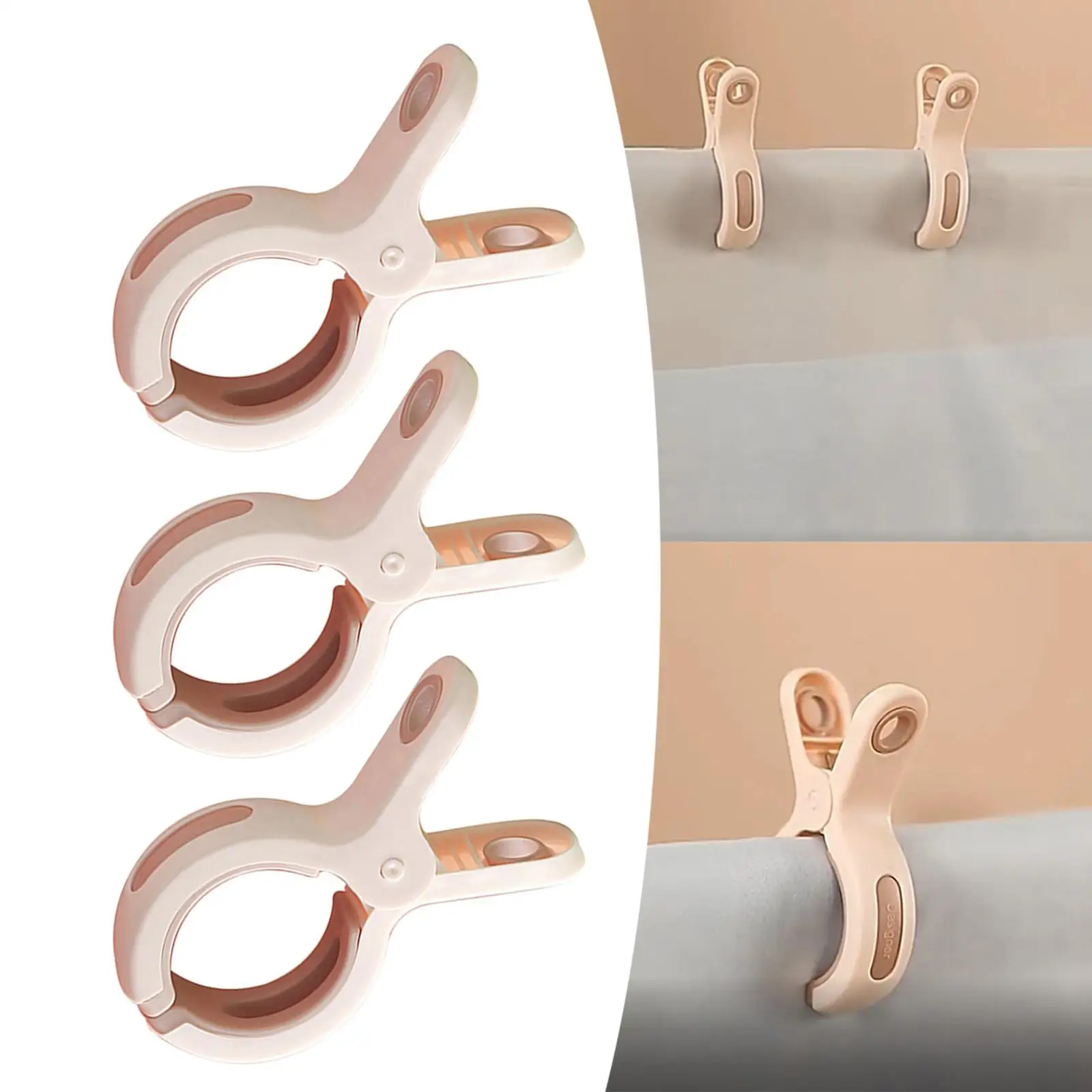 Beach Towel Clips Hanging Clip Clamps Large Clip Mouth Windproof Towel Holder for Lounge Chairs Sheets Swimsuits Quilts