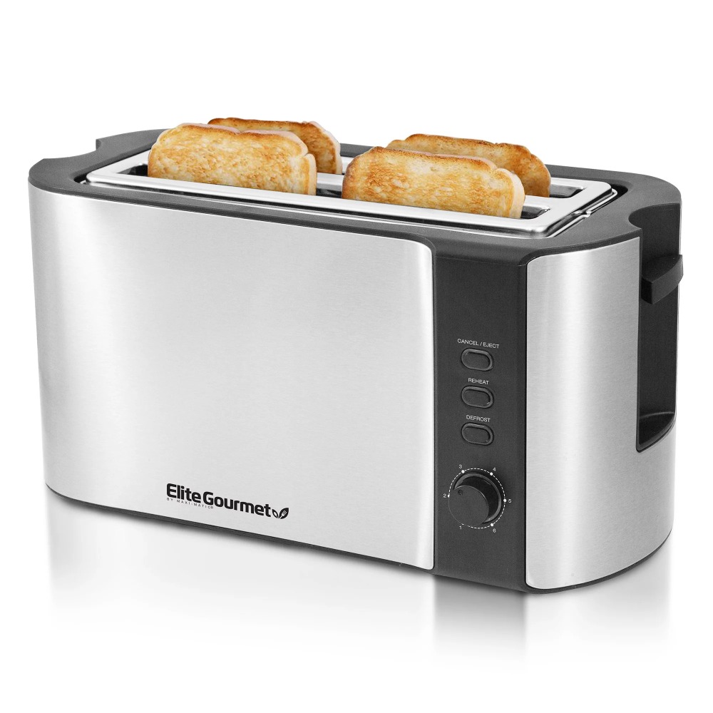 Title 1, Elite Gourmet ECT-3100 4 Slice Long Toaster