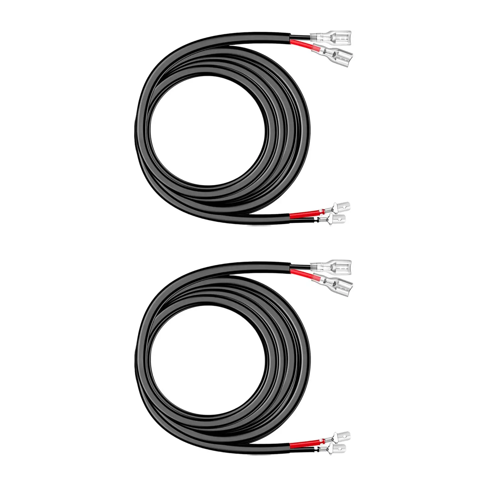 2Pcs Multipurpose Extension Wiring Harness Plug and Play Extender Wire Cord High Performance for Headlight Car RV Accessory