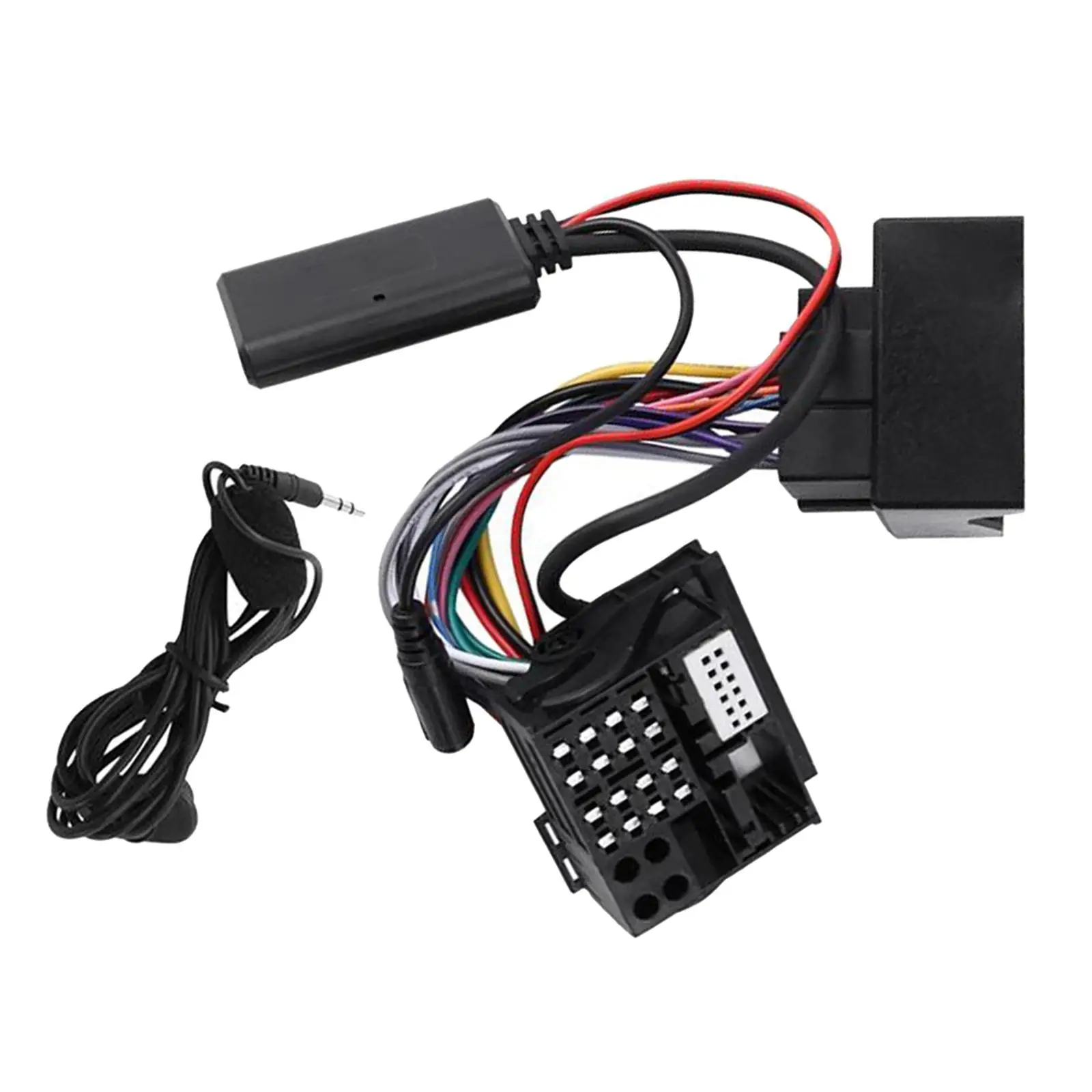 Car Bluetooth 5.0 Kit with Mic Module Audio Hands Free AUX Cable