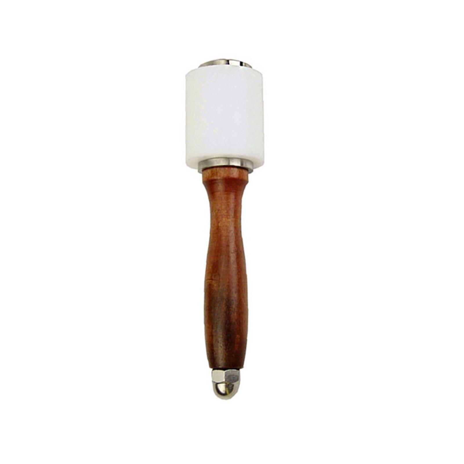 Leather Carving Mallet Working Mauls Printing hammer DIY Mauls Leather Work Wood Handle Nylon Hammer Punching Tools