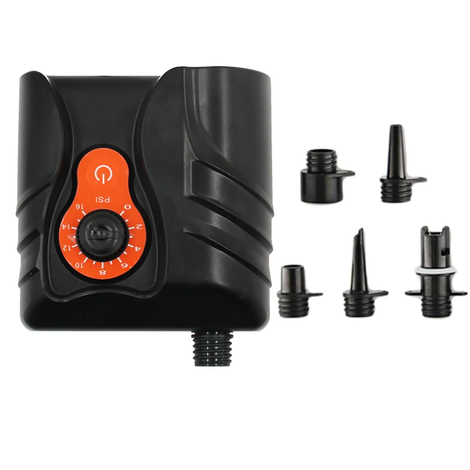 Electric Air Pump    Inflatior 16PSI  Inflator with 6 Adapters  Kayak Airbed Party Equipment