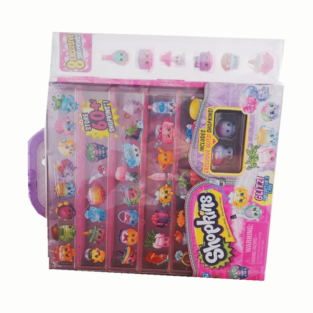 NEW Shopkins Season 5 GLITZI COLLECTOR'S CASE 8 Exclusive Figures & 2 Glitzi