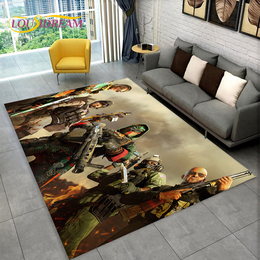 tapis de jeu cod call of zone de jeu chambre décoration de polymère de sol non jeu pour enfants