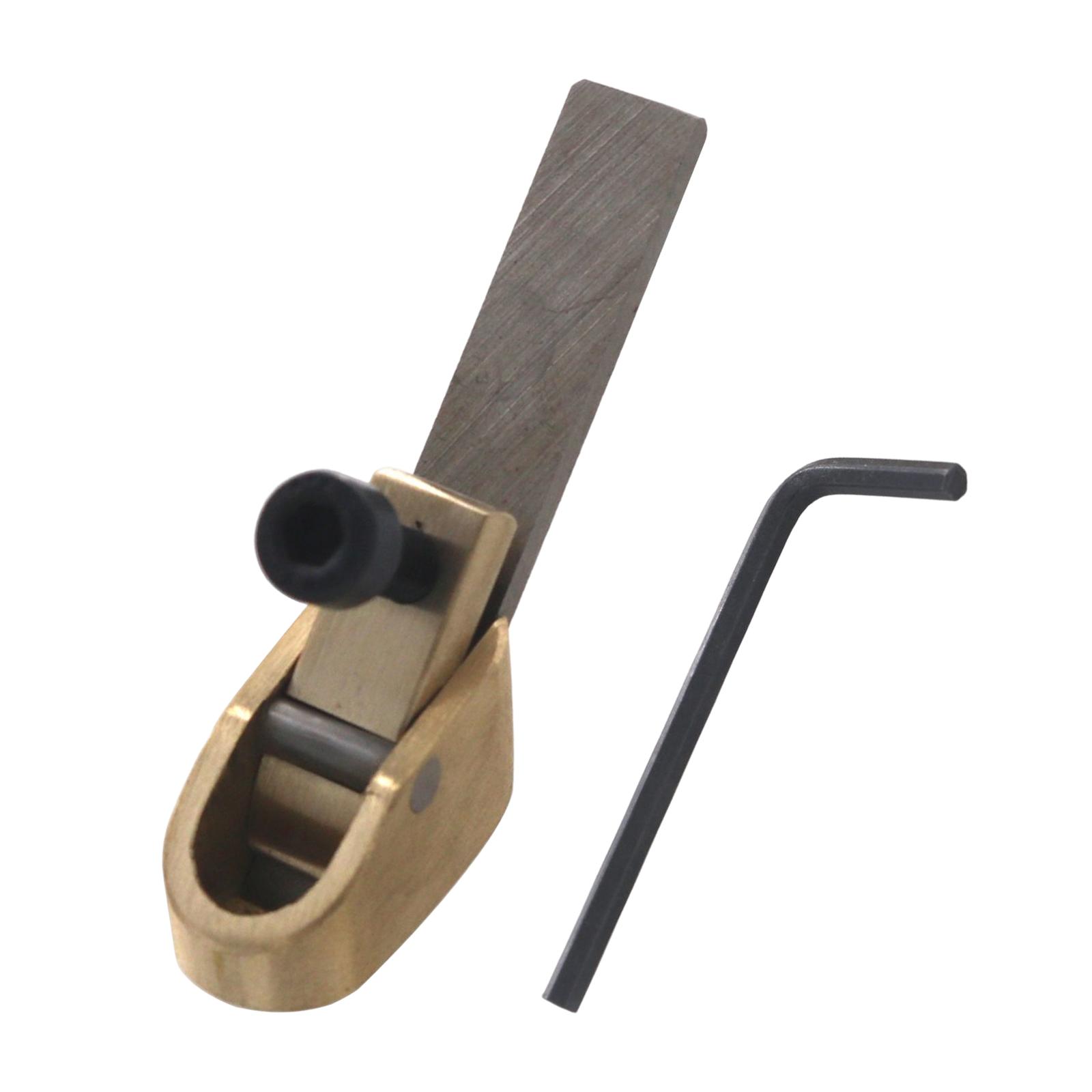 Violin Thumb Planer Repair Brass Professional Luthier Tool DIY Violin Making Woodworking Thumb Planes Smooth Surface Accesssory