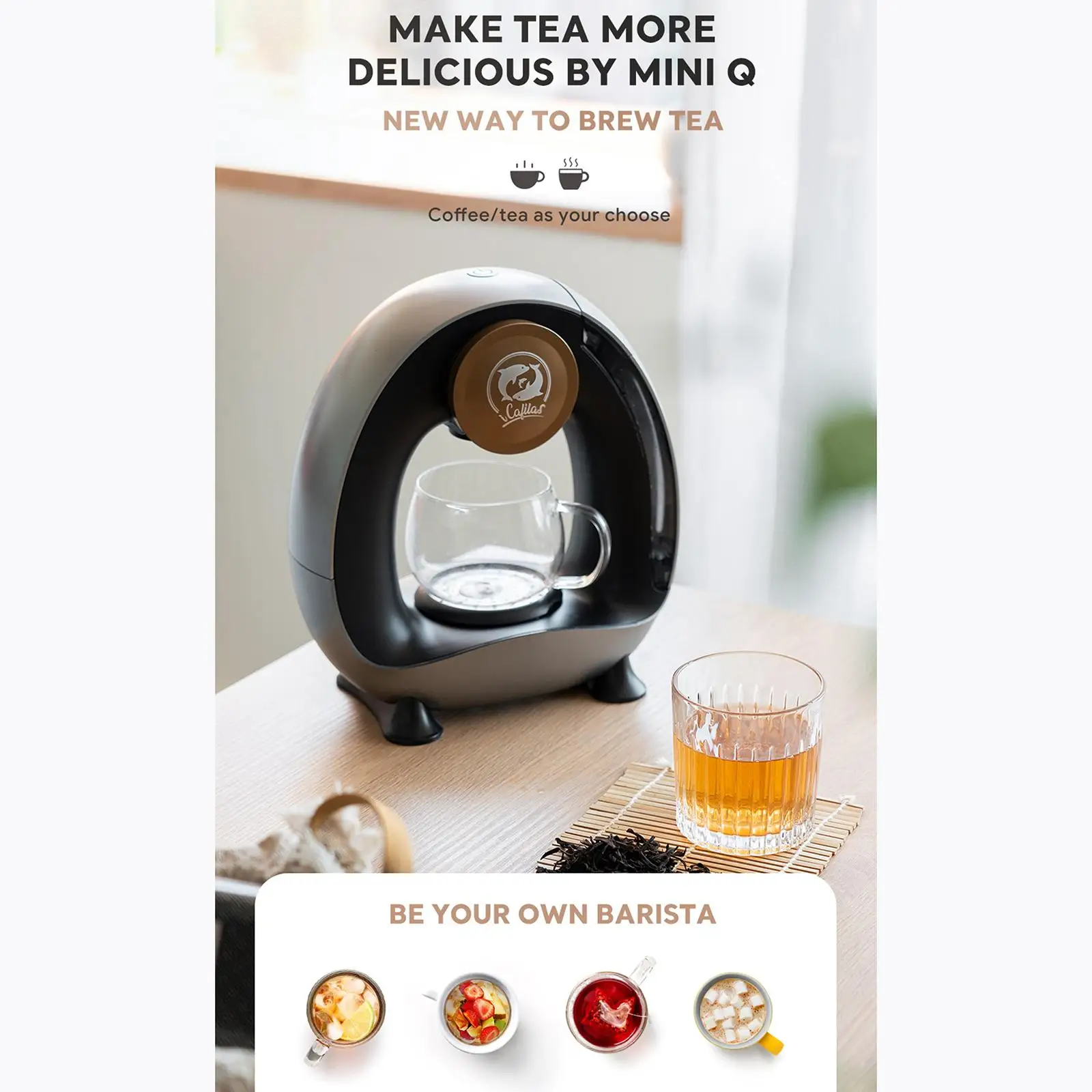 Mini Coffee Machine Removable Reusable Lightweight Easy to Clean Portable Small Coffee Maker for Camping Home Kitchen