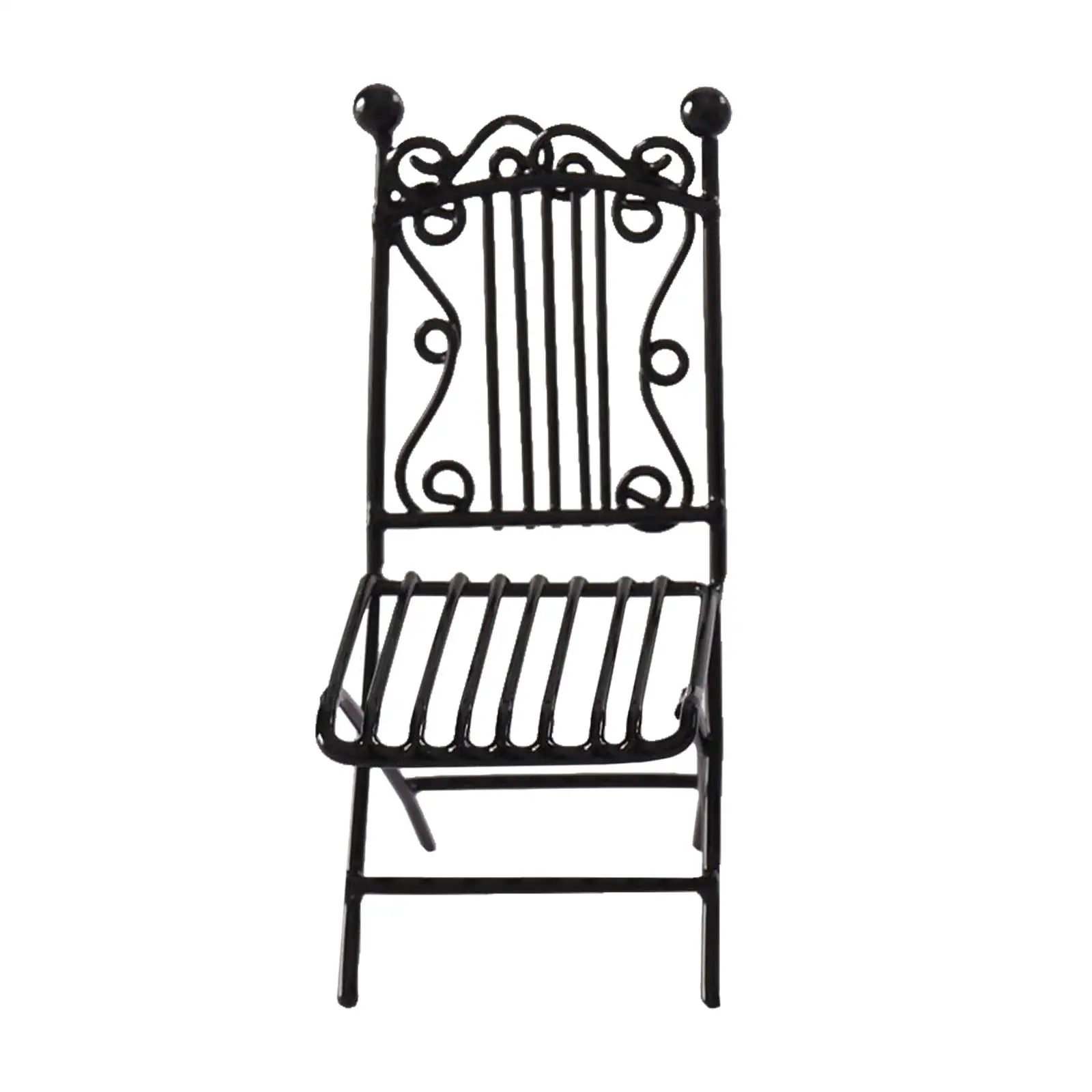 1:12 Dollhouse Table Chair Rustic Elegant DIY Scene Crafts