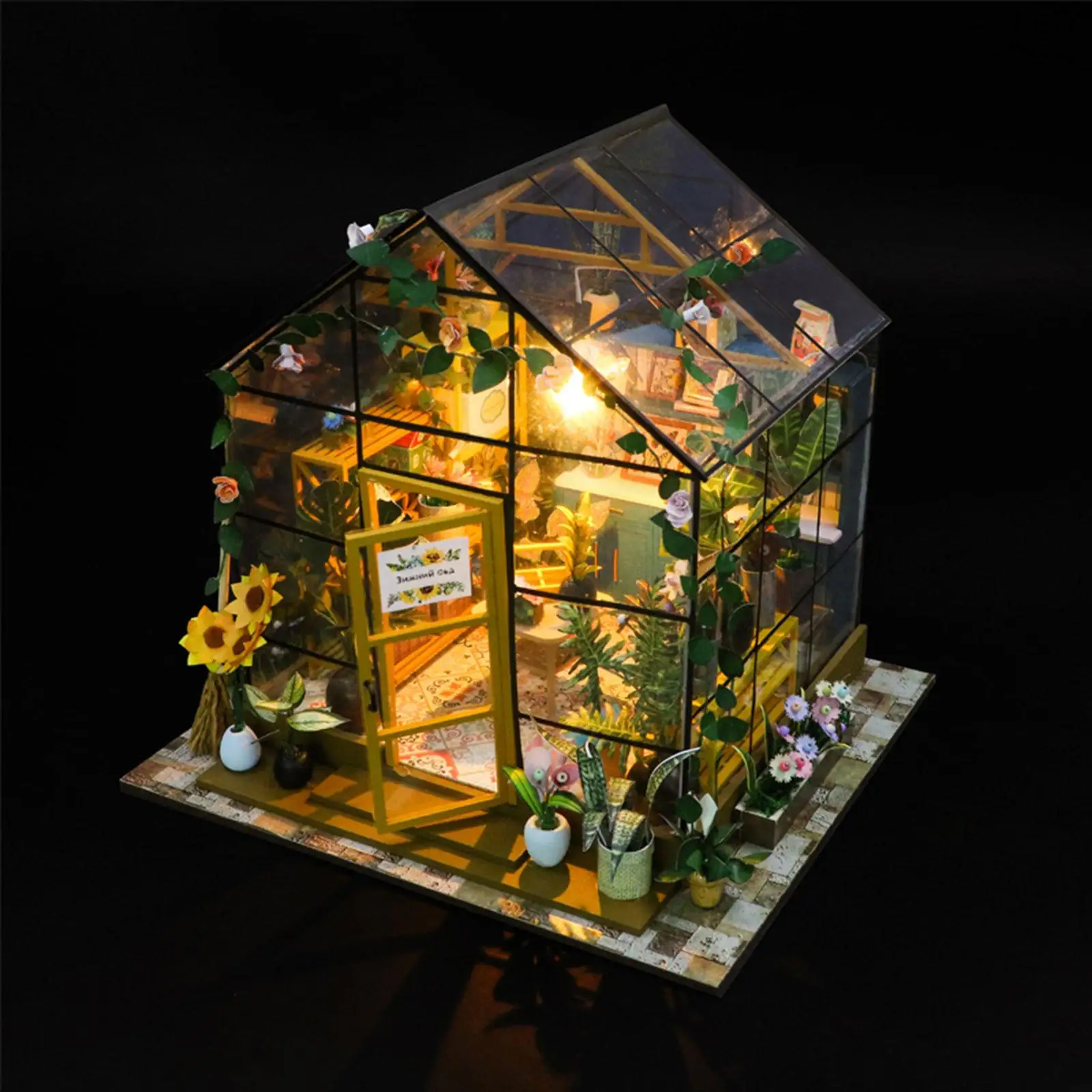 Miniature Dollhouse 3D Dollhouse Miniature DIY Mini House Kits for Toddlers