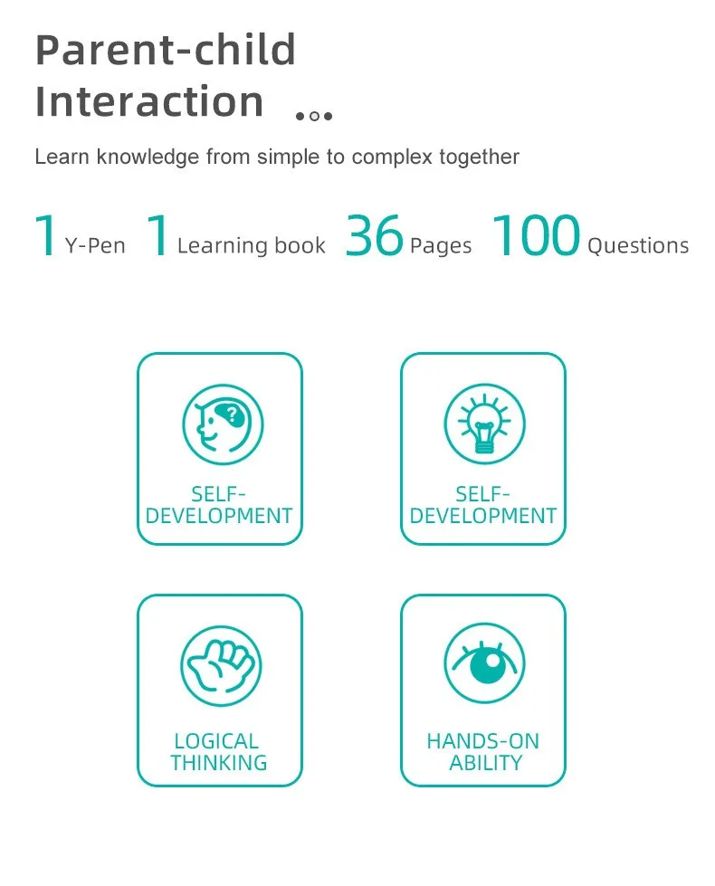 Educational Smart Talking Pen For Kids With Learning Sound Book_voghion.com