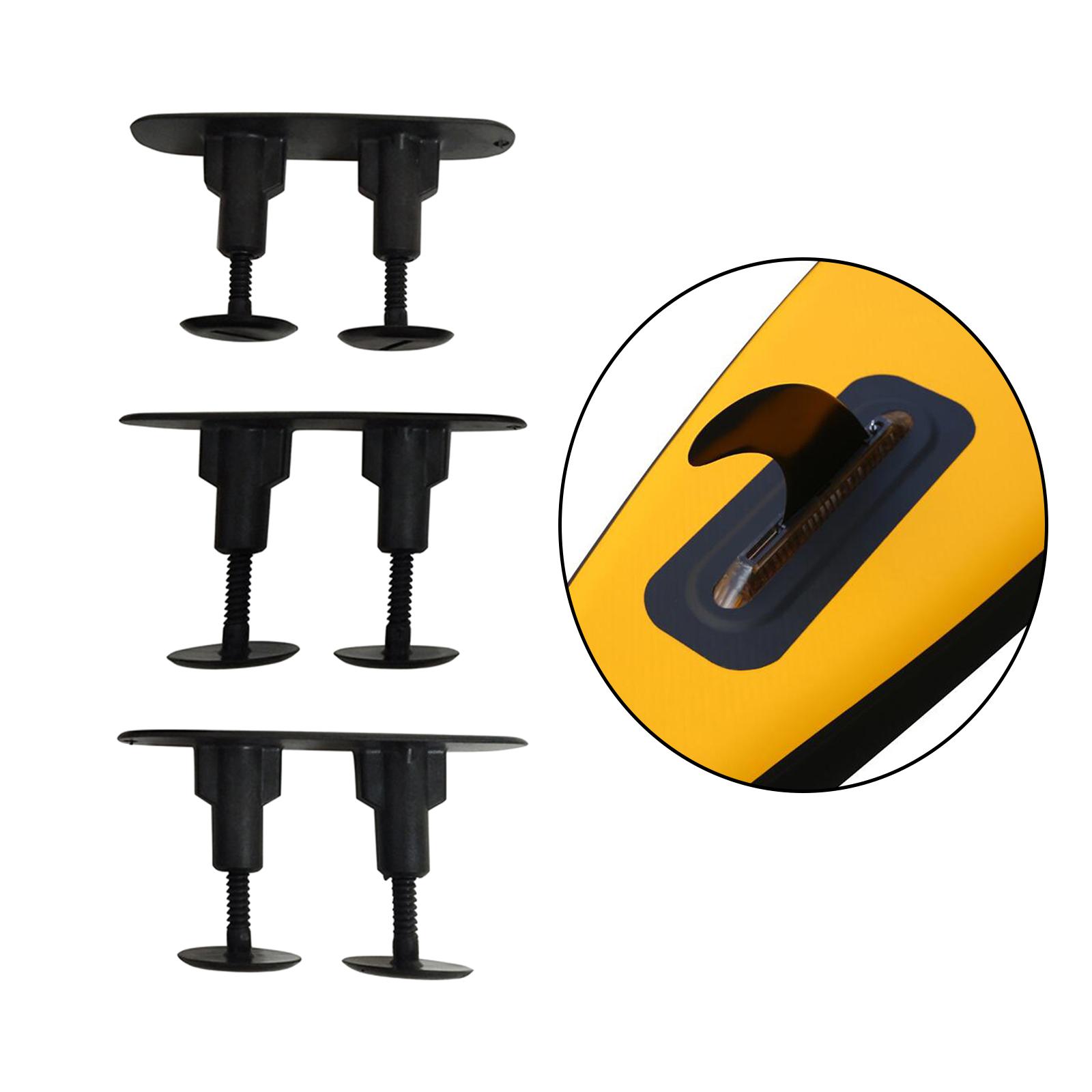 3Pcs Surfboard Fins Plugs Parts Fin Plug Surf Plug Surf Board Fins Box for Paddleboard Longboard Outdoor Water Sports