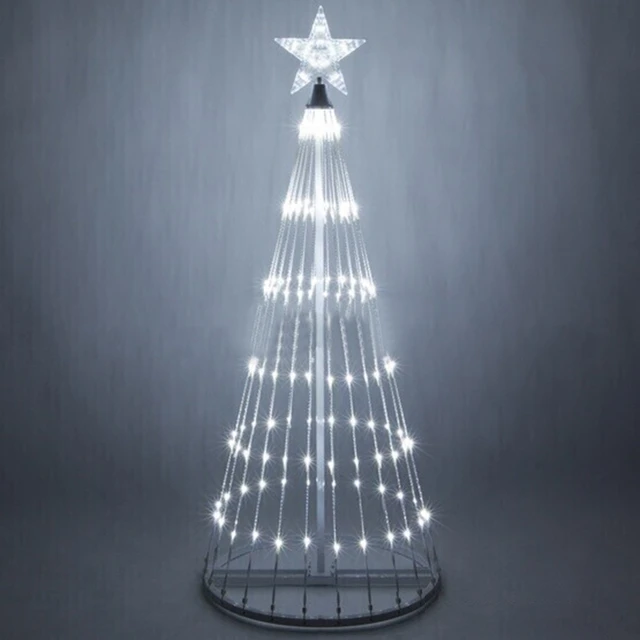 4' LED 3D ShowMotion Cone Shaped Mini Light Christmas Trees (100SHTREE4) -  Action Lighting™, Inc.