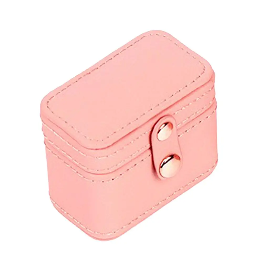 Small  Display Case Organizer Tie Clips Pink Jewelry Gift Box