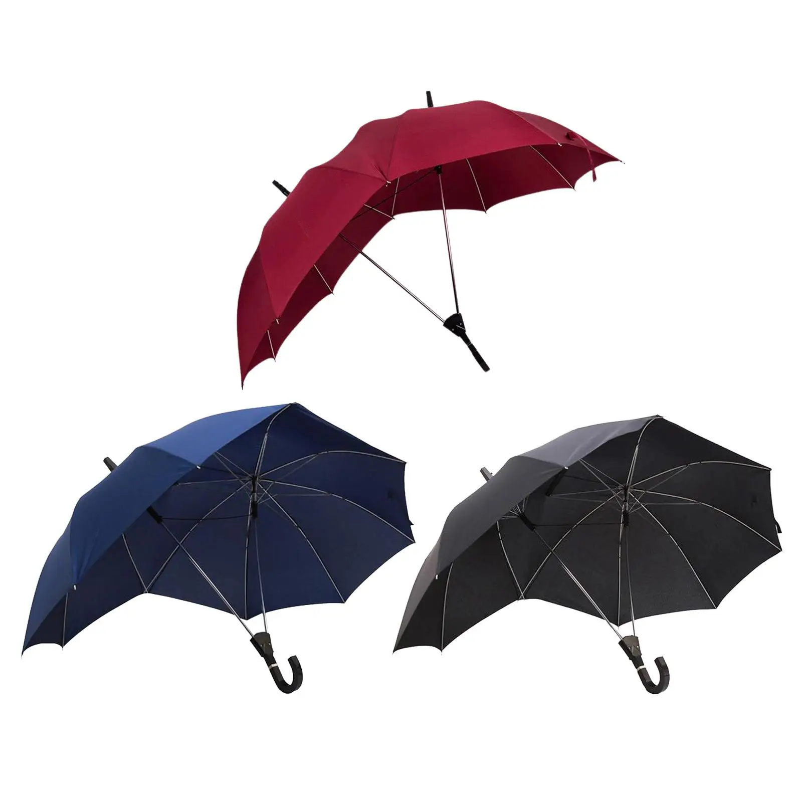 Double Size Couple Person Novelty Windproof Ribs Parasol Gift for Lovers