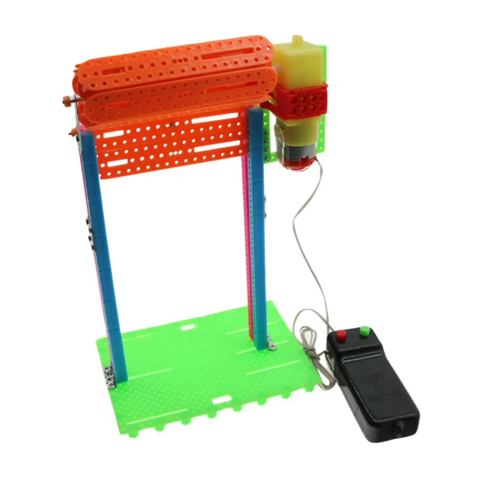 Electric Rolling Shutter Teaching Aids Durable Electric Rolling Gate Learning Toy for Boys Girls Age 3-12 Science Study
