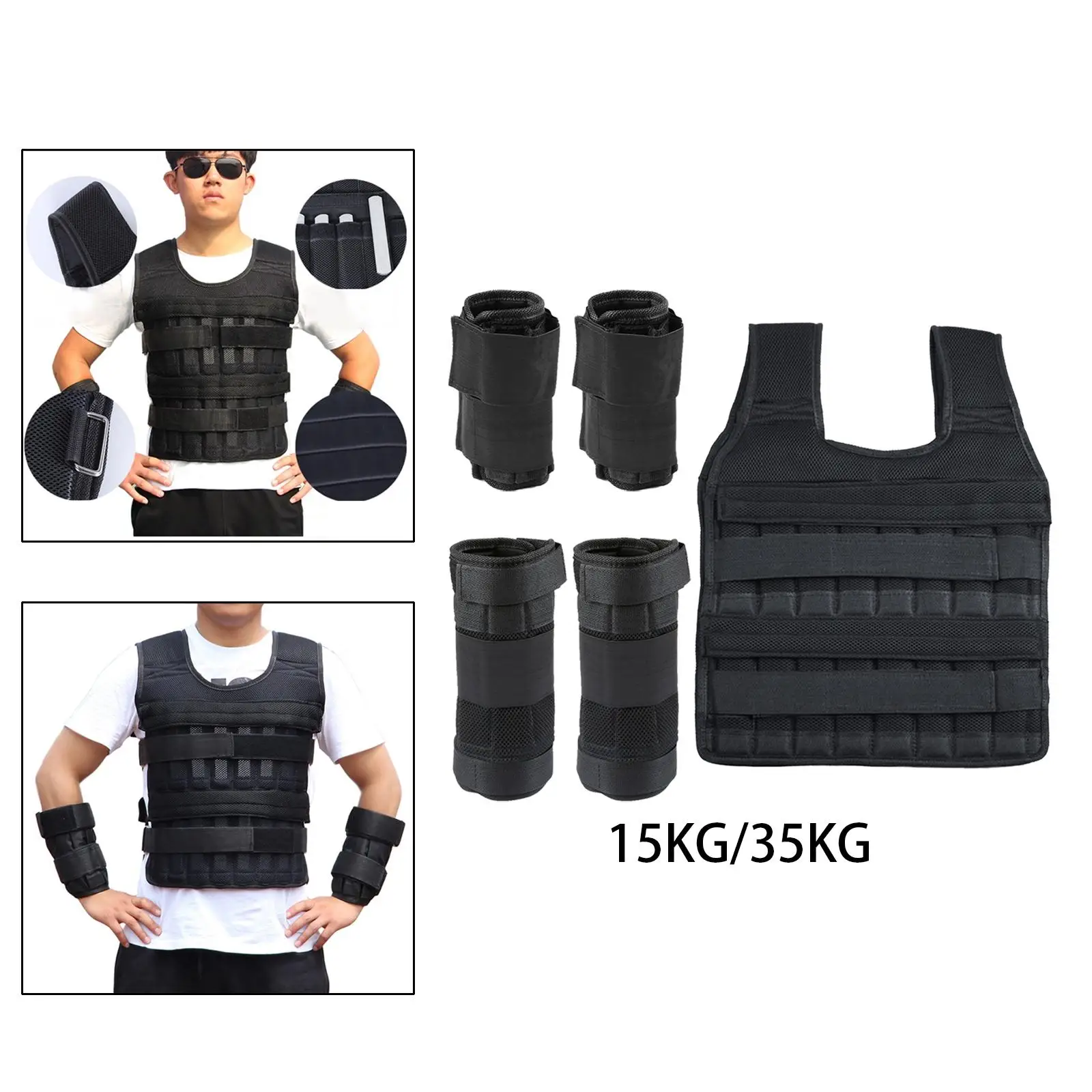 Weight Vest Weighted Bracelet Leg Weight Strength Training Accs Loading Vest