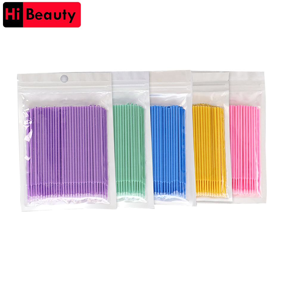 Best of 100pcs / lot S M L Size Disposable Cotton Soft Swab Eyelash Extension Microbrush Applicators Individual Mascara Micro Brush Stick Reviews & Tips