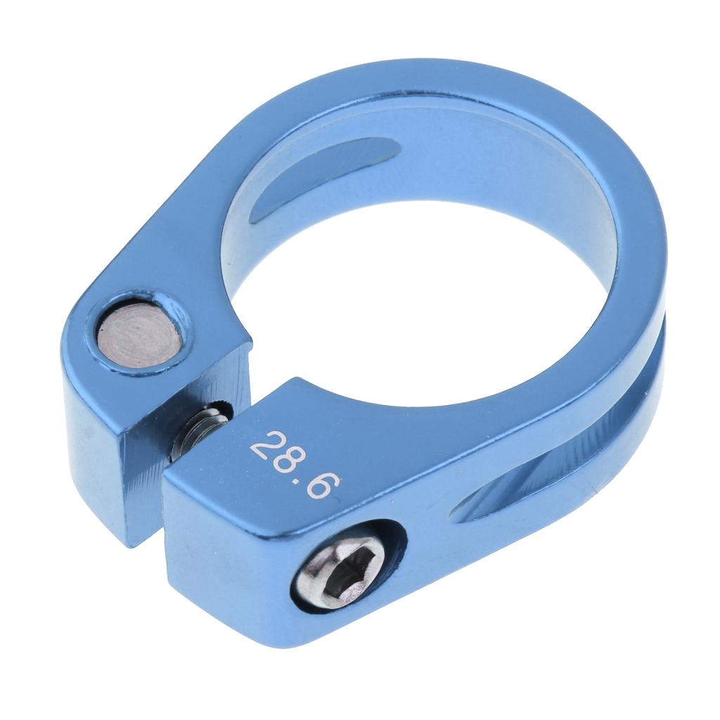 Alloy Seat Post Clamp 28.6/30mm Seatpost Saddle Tube Clip for Kids Bikes