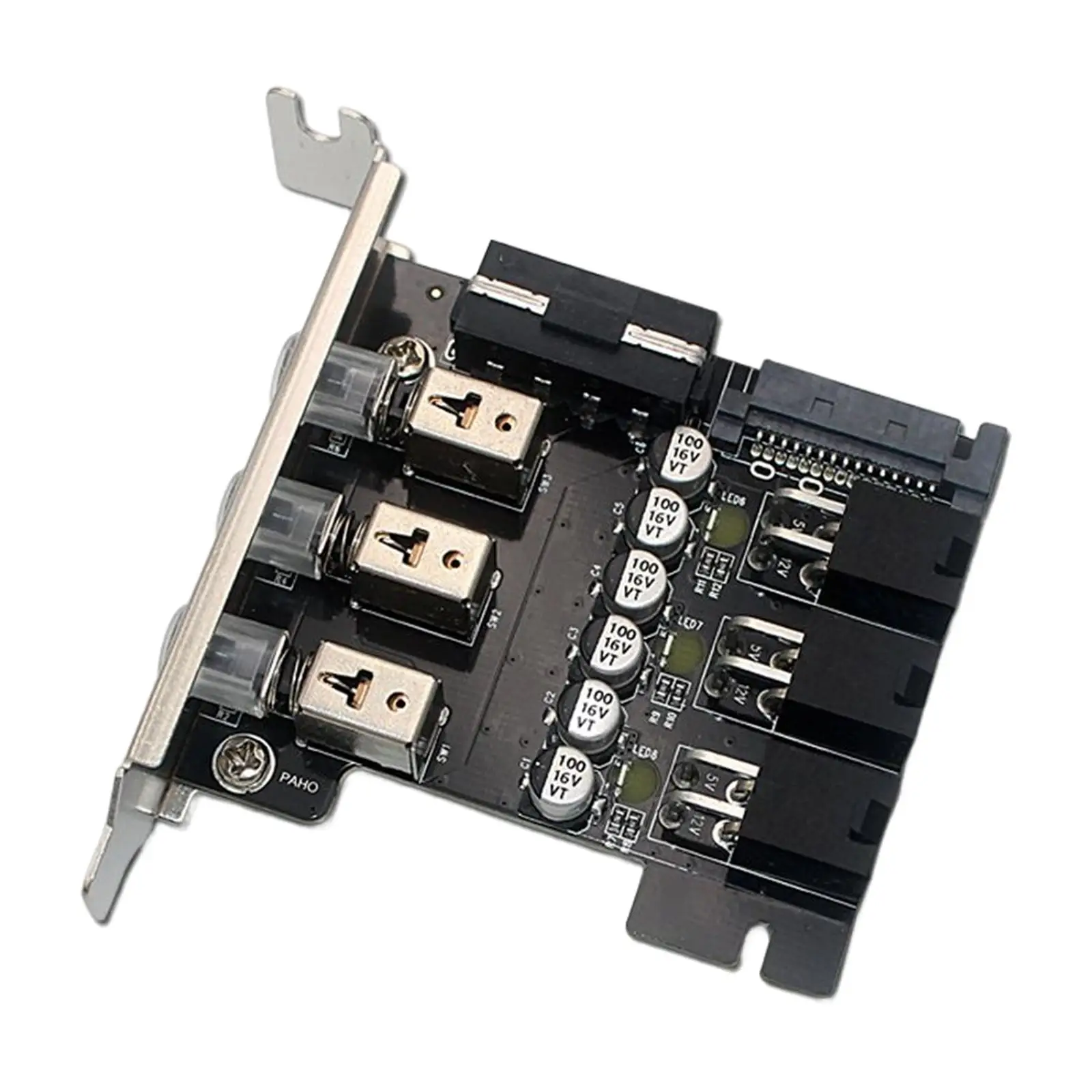 High Performance Hard Drive Power Switch Module Replace Accessory 18AWG Wire Parts Durable Hard Disk Control System for Desktop