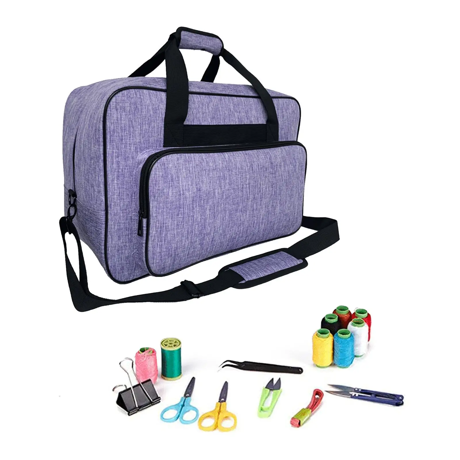 Sewing Machine Carrying Case, Carry Tote Bag, Portable Storag with Pockets for Sewing Machine Padded Bag