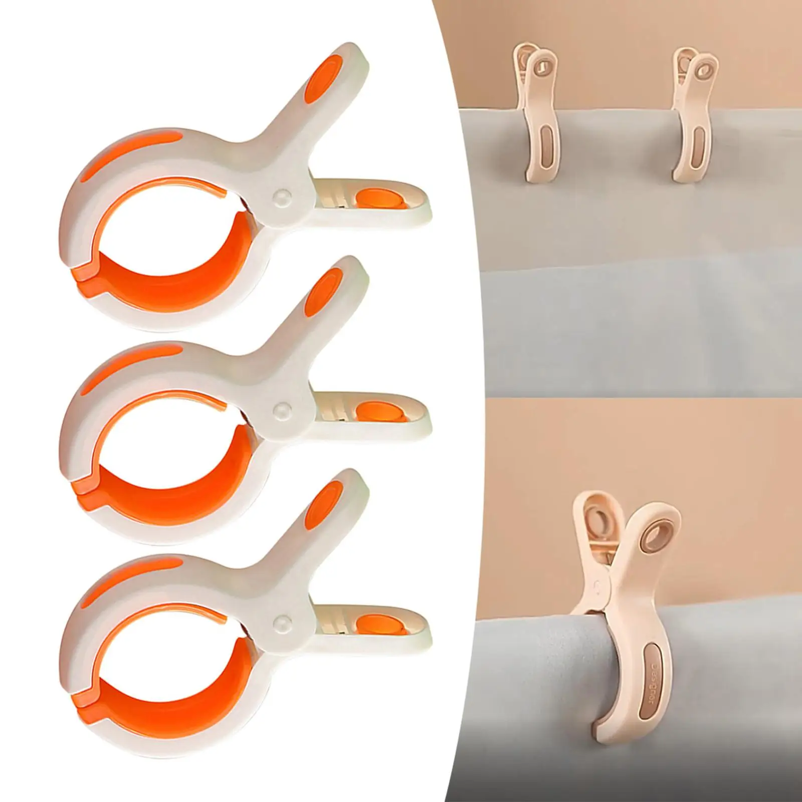 Beach Towel Clips Hanging Clip Clamps Large Clip Mouth Windproof Towel Holder for Lounge Chairs Sheets Swimsuits Quilts