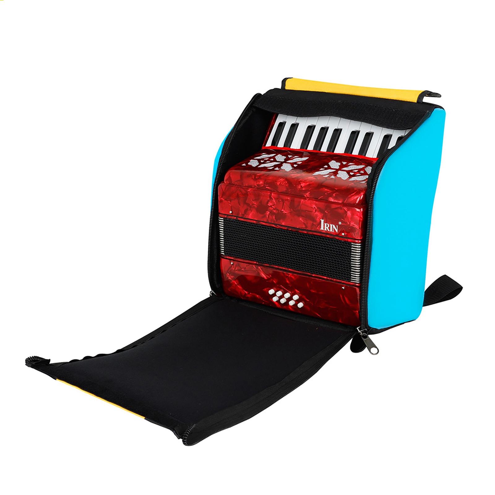 Accordion Gig Bag 22 Keys 8 Bass Waterproof Oxford Cloth Accordion Storage Backpack