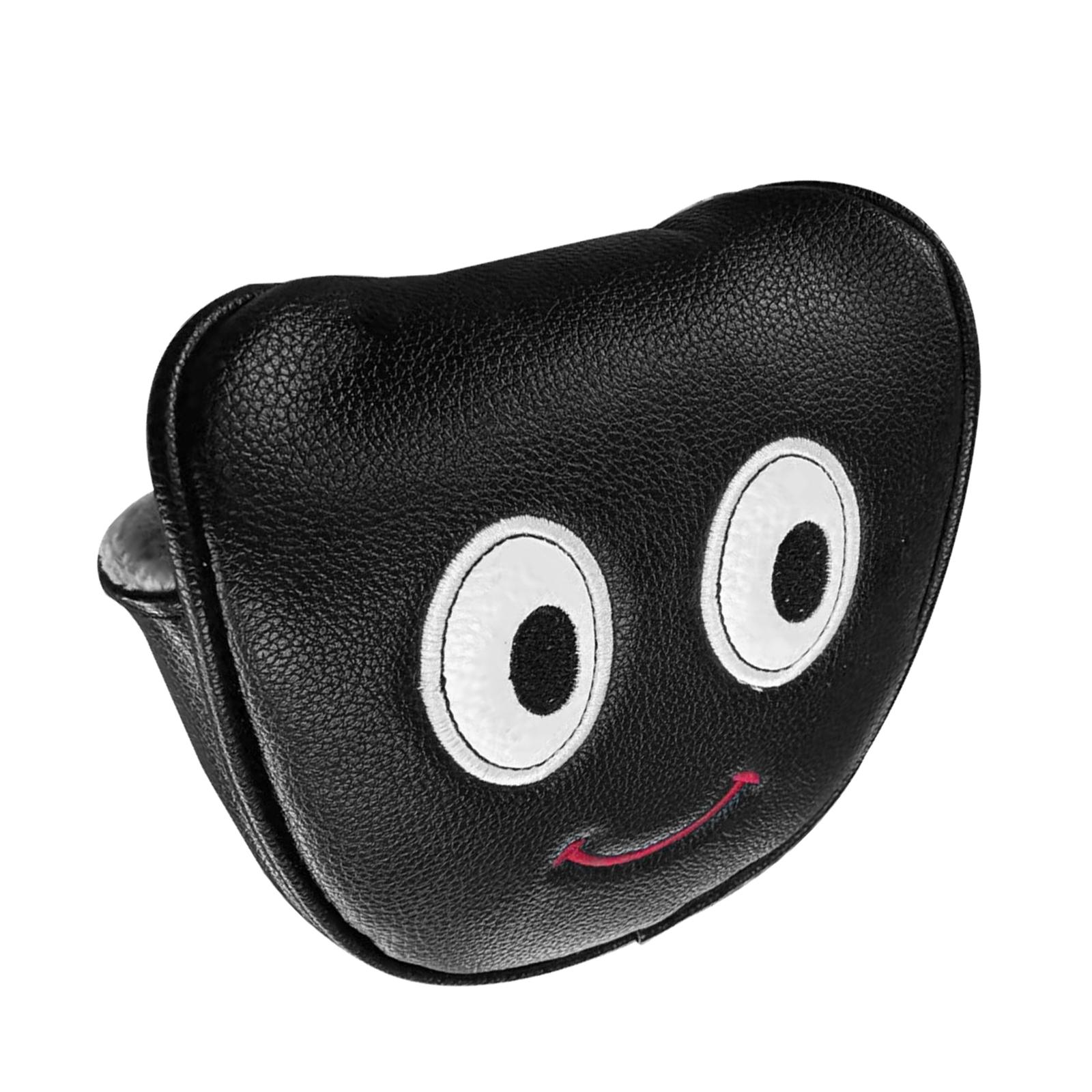 Golf Mallet Putter Headcover with Magnet Closure Accessories Guard Fits All Brands Shafted PU Gear for Golfer Player Women Tour