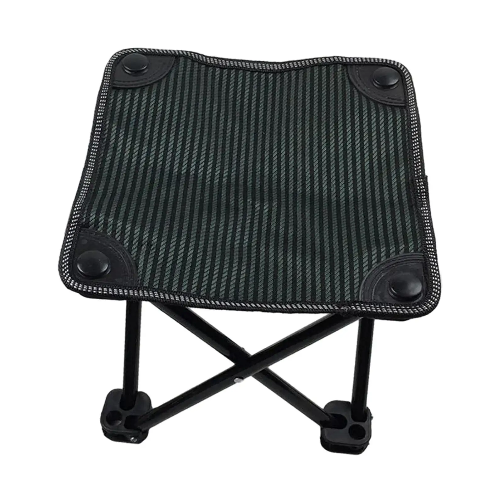 Camping Folding Stool Foot Rest under Desk Footstool Compact Footstool Saddle Chair for Garden Outdoor Picnic Fishing Traveling