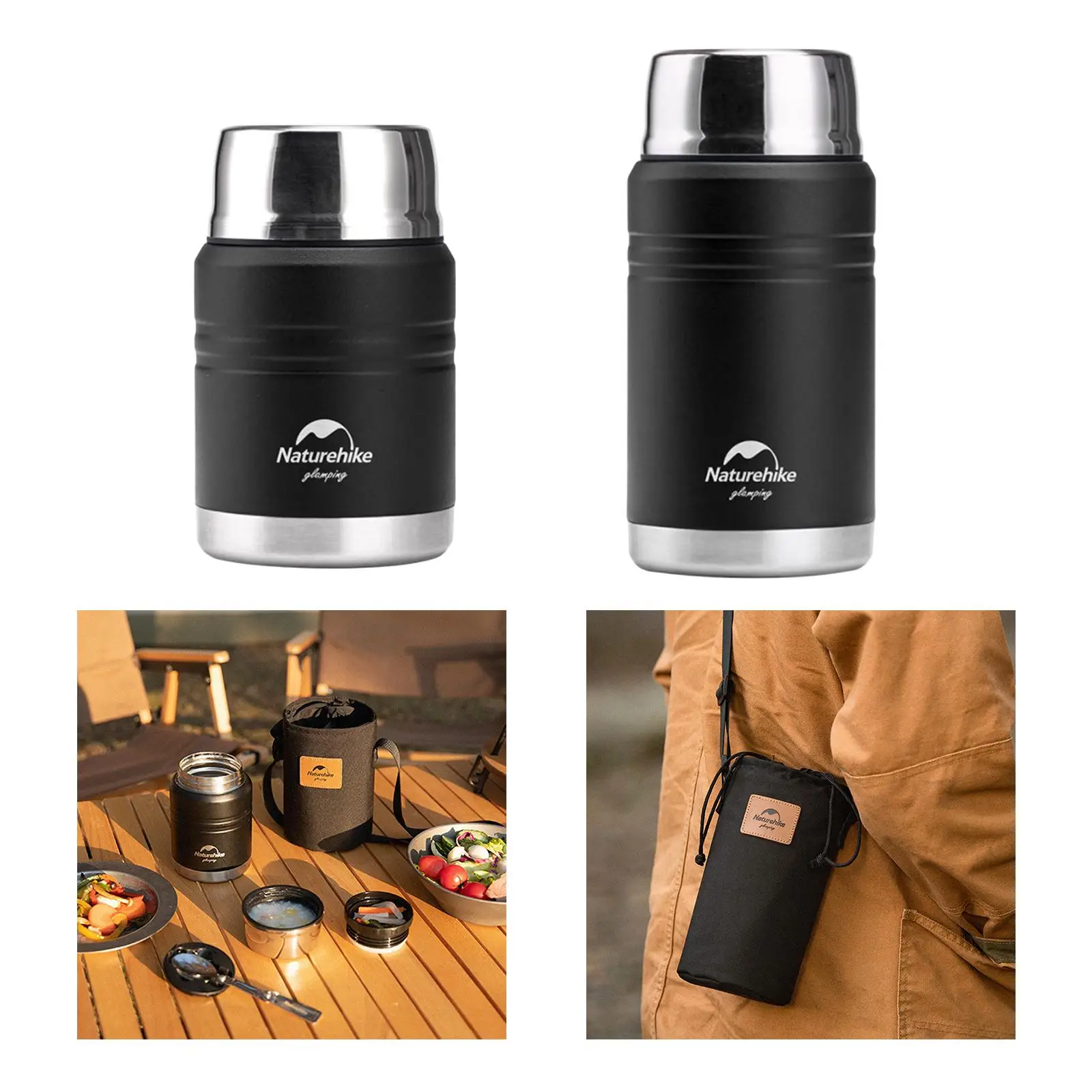 Insulated Food Jar for Hot Food Leak Proof Soup Flask Vacuum for Picnic