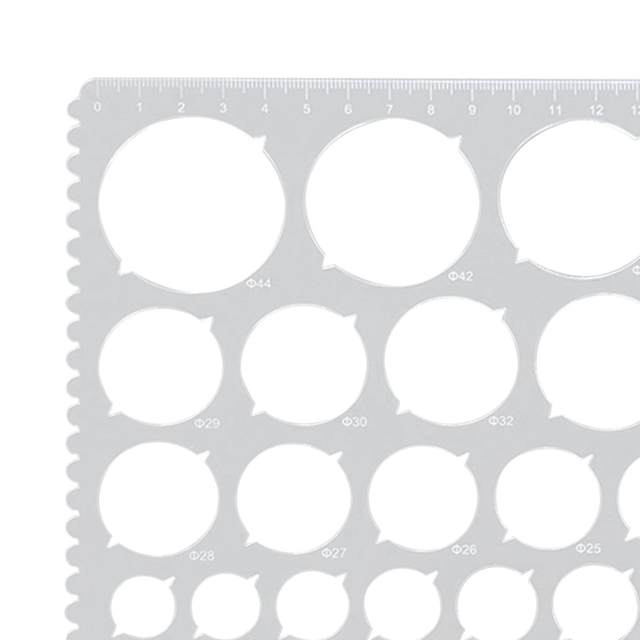 Large & Small Circle Template Stencil