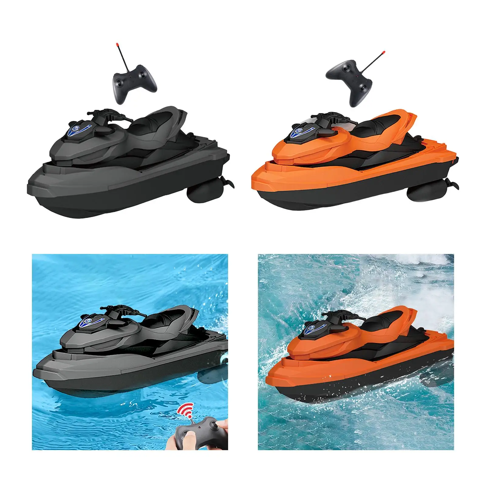 2.4G Remote Control Boat Double Motor High Powerful for Outdoor Toy,