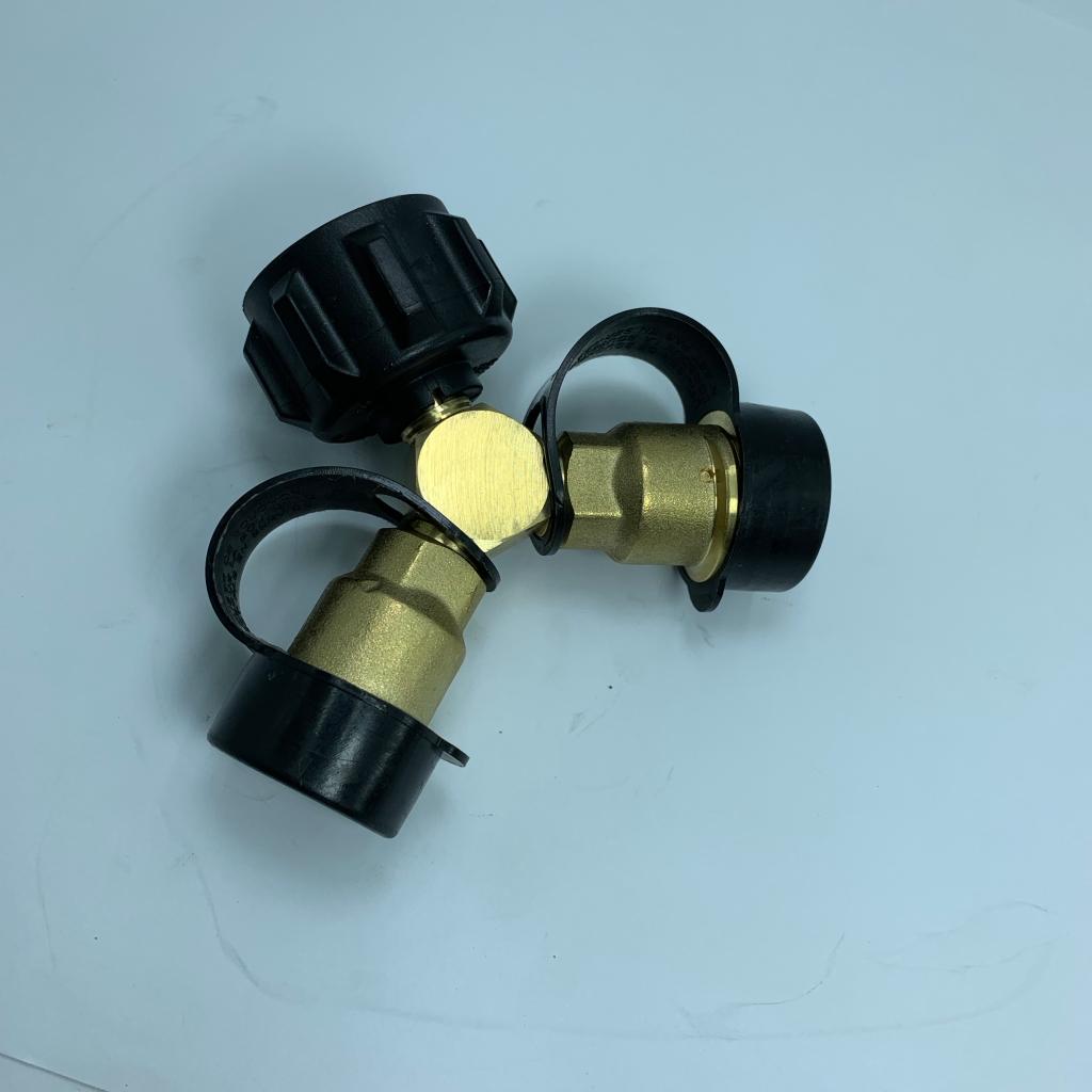 Description Picture 6 of itemSplitter,  Y Splitter Adater, QCC Brass Adapter Connector for  Appliance , Camping Stove, Heater, Gas Burner