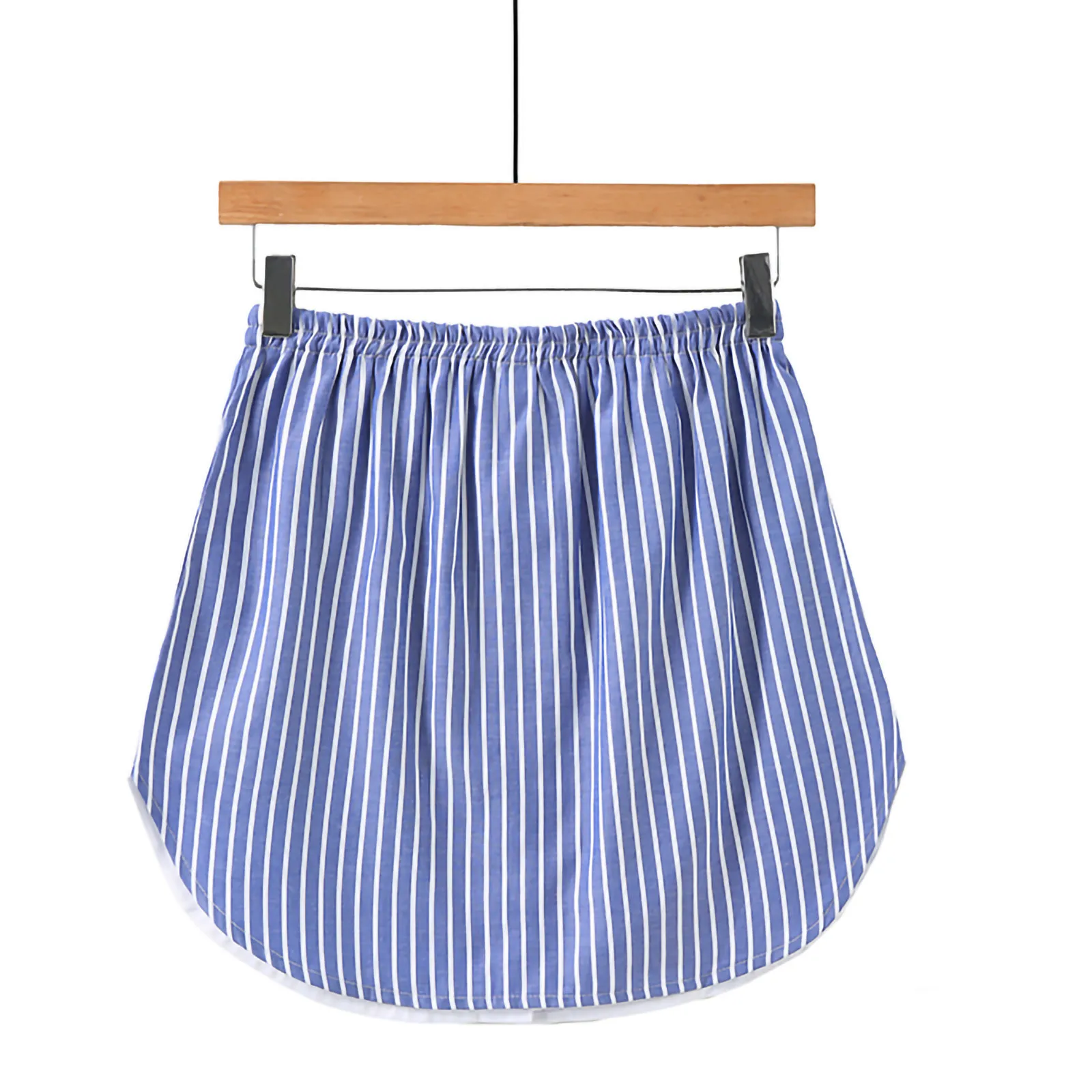 2 Piece Unisex Shirt  Adjustable Extender Layering Fake Tops Lower Sweep Half-length Elastic Waist skirt vintage long skirts red skirt