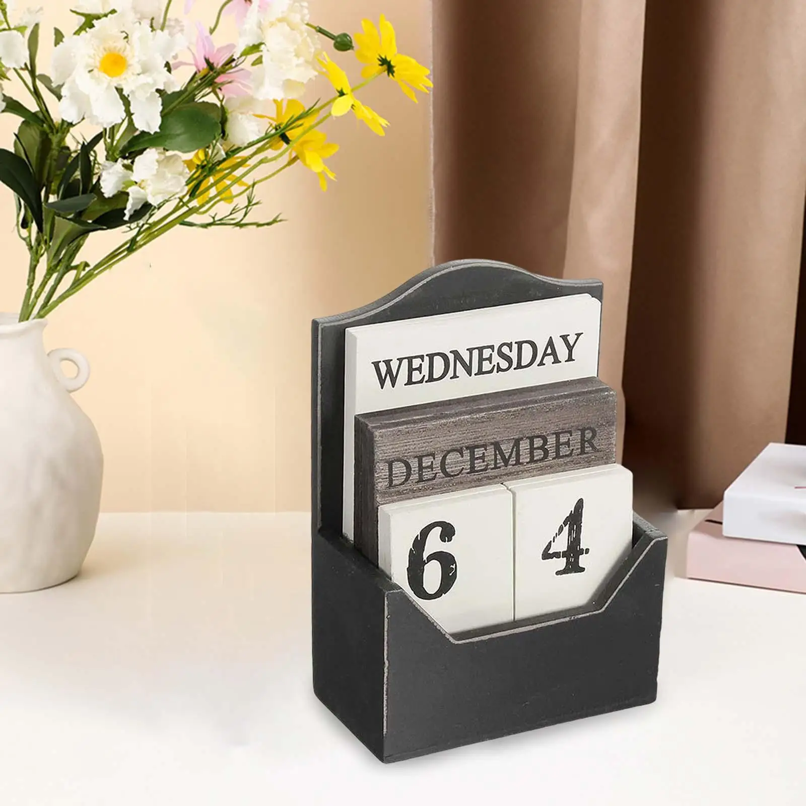 Reusable Perpetual Calendar Date Week Month Display Creative for Birthday Festival