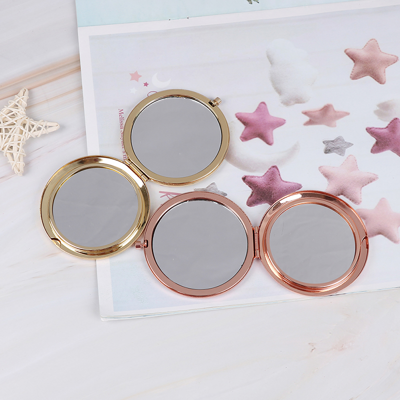 Best of Vintage Alloy Compact Pocket Mirror Folded Makeup Cosmetic Mirror Magnifying Reviews & Tips