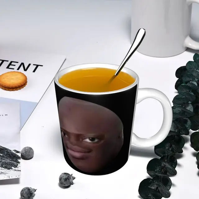 Robert Pattinson Standing Meme Print Cool Coffee Cups Cute Games