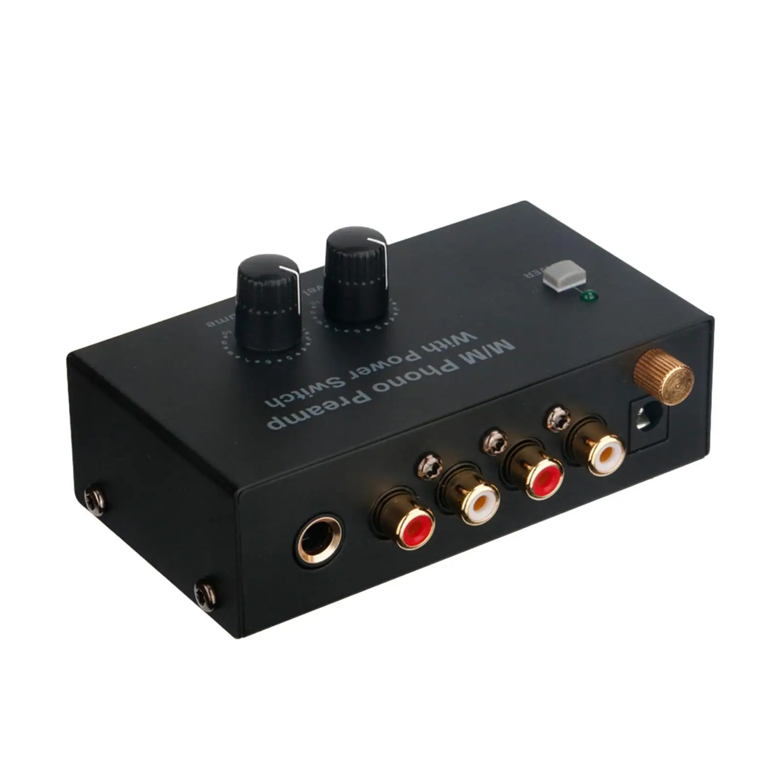 Phono Turntable Preamp Stereo with Level Volume Control  Record Player Low Noise Phonograph Preamplifier