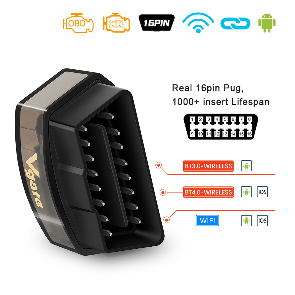 Bluetooth-сканер Vgate Icar Pro, 4,0 Ble, для Bmw, Ios, Android, Obd2 |  AliExpress