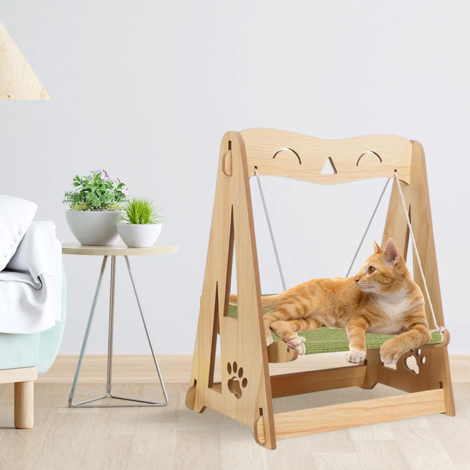 Cat Hammock Cat Bed Pet Hanging Swing Activity Toy for Cats and Small Dogs Easy