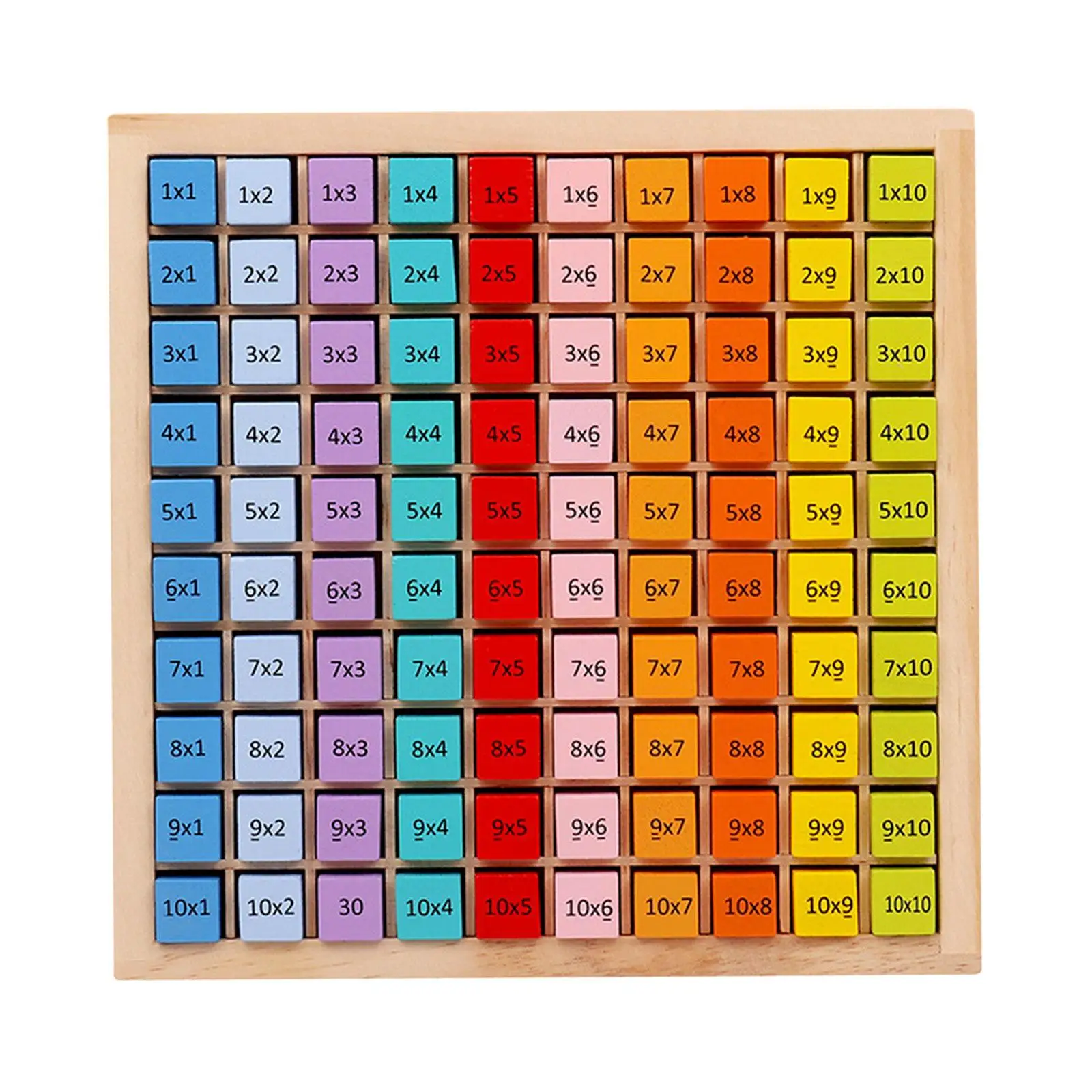 Multiplication Table Board Parent Child Interaction Early Education Toys Montessori Number Games for Gift Livng Room Home