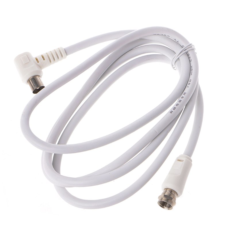 573a 9,5mm weiß 90 Grad Stecker auf f Typ Stecker Koaxial-TV-Satelliten antennen kabel – Detail 1