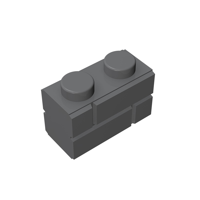 Gobricks GDS-631 Profile brick 1x2 single gro. compatible with lego 98283 children's DIY Educational Building Blocks Technical
