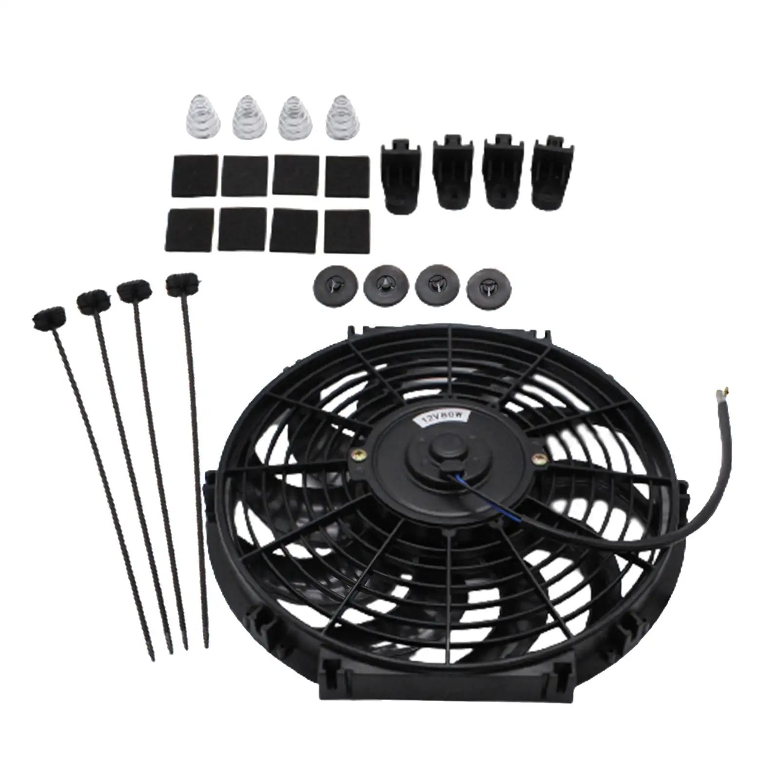 Electric Radiator Cooling Fan 10 Blades Universal for Van Truck Pickup