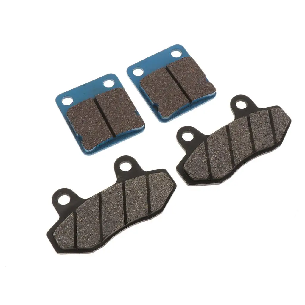 4pcs Front Rear Brake Pads Fit for 50cc-160cc Motorcycle ATV Quad Tricycle