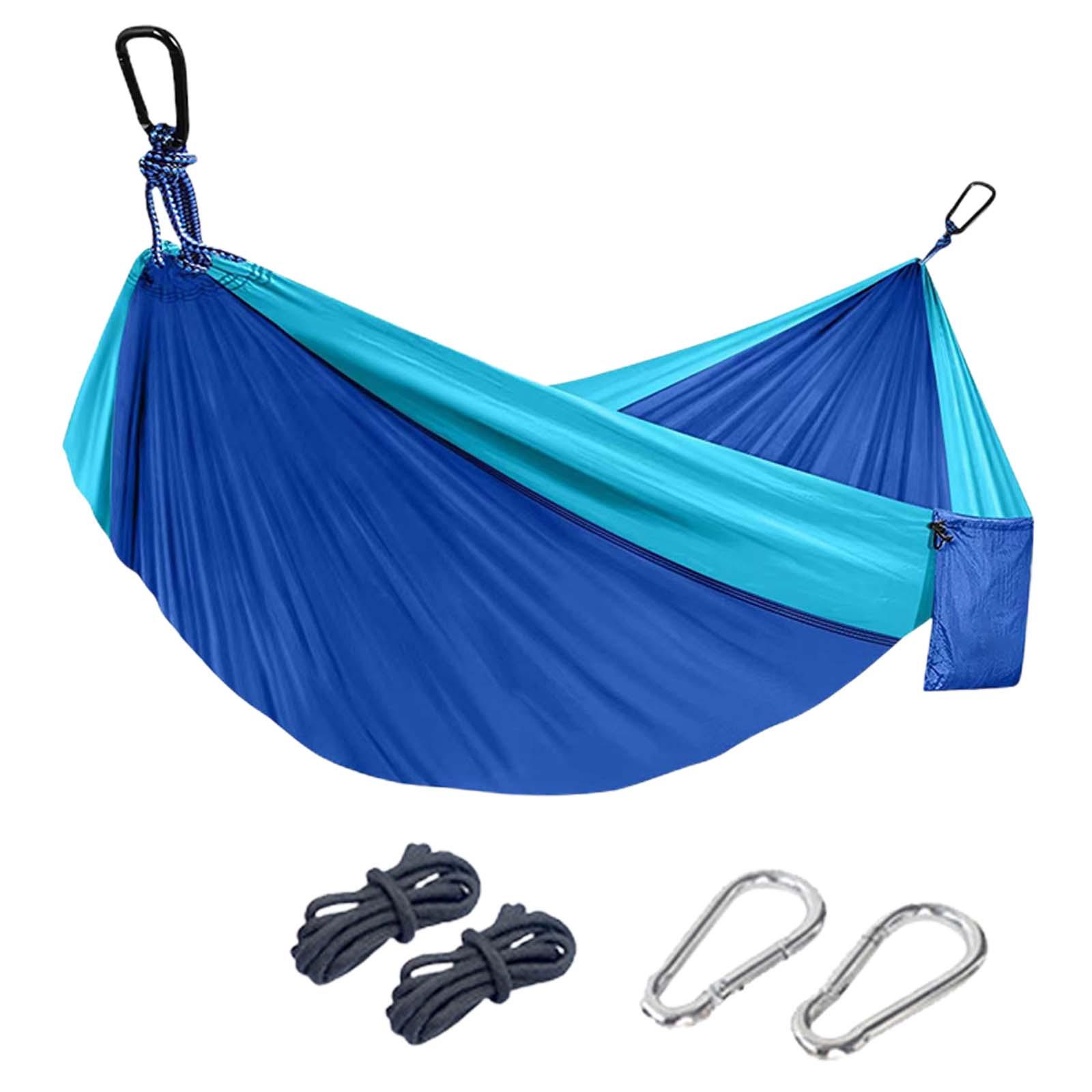 Outdoor Camping Travel Hammock Heavy Duty Portable Hammock 2 Person Hammock for Beach Outdoor Camping Gear Hunting Travel