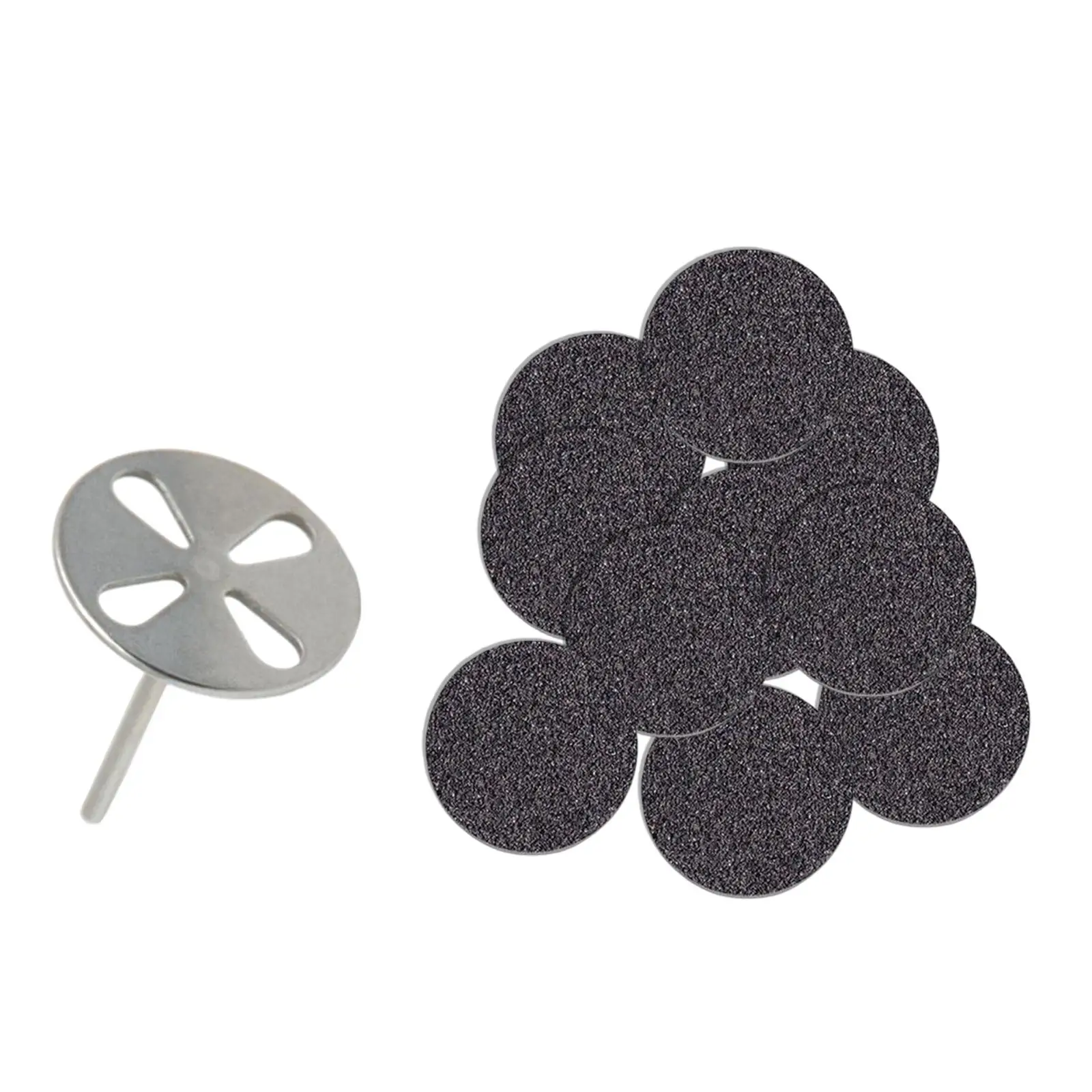 100x Sand Papers Grinding Disc Tool Replaceable Pads for Electric Foot File Pedicure Quick Shortening Nails Cracked Heels Tool