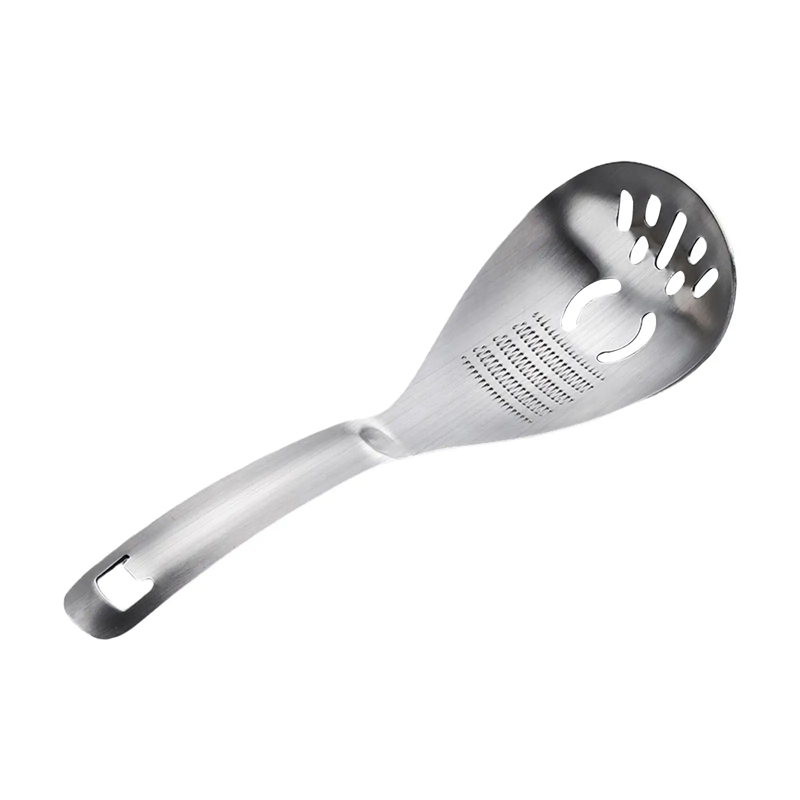 Multifunctional 304 Stainless Steel Kitchen Slotted Serving Spoon Useful