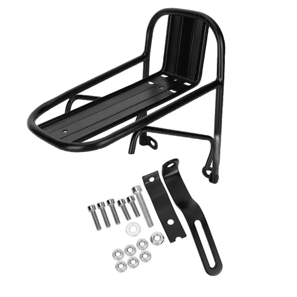 Bike Carrier Front Rack Durable  Rack Panniers  Equipment Black